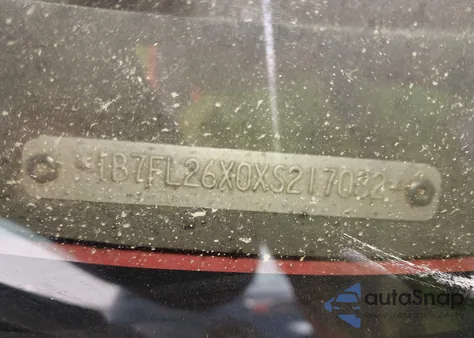 1999 Dodge Dakota Slt/Sport из США, поврежденный, VIN 1B7FL26X0XS217032